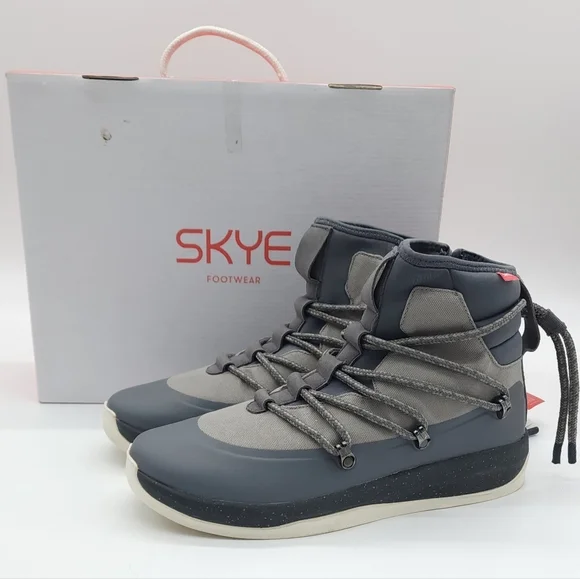 SKYE Footwear The Stnley Sneaker Boot Men Raincity Grey Waterproof Size 11
